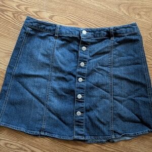 Mossimo Supply Co. Dark Blue Denim Skirt